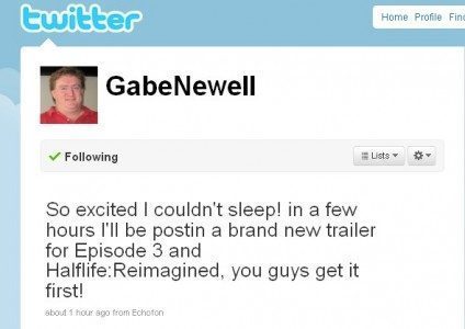 Se paran los relojes: Gabe Newell anuncia que hoy veremos el primer trailer del Episodio 3