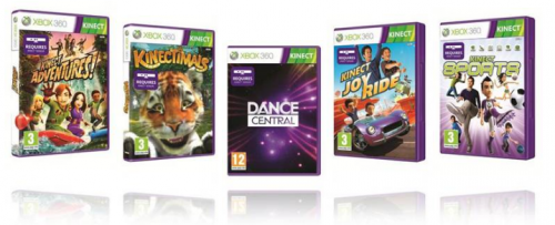 [E3 2010] Las portadas de los juegos de Kinect