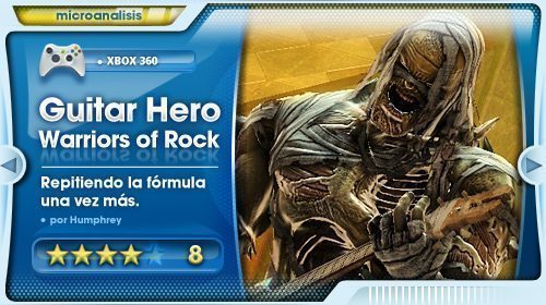 Análisis de Guitar Hero: Warriors of Rock (Xbox 360)