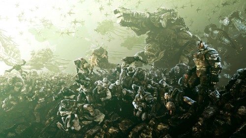 Abidal sale en el nuevo trailer de Gears of War 3. Casi.