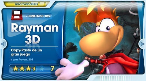 Análisis de Rayman 3D para Nintendo 3DS