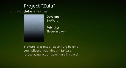 Project Zulu de Bioware