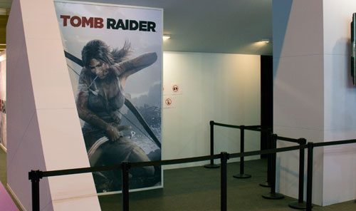 Stand de Tomb Raider en el GameFest 2011