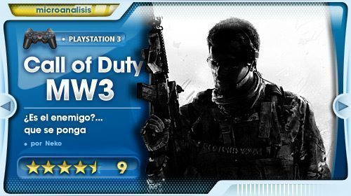 “Prepara tu fusil soldado, esta vez… es personal”. Análisis de Call of Duty: Modern Warfare 3 para PS3