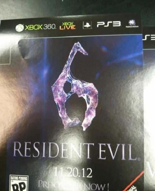 Notición de última hora: Filtrada la fecha de lanzamiento de ¡Resident Evil 6!