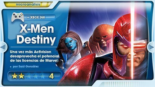 Destino: A la basura [Análisis de X-Men Destiny para Xbox 360]
