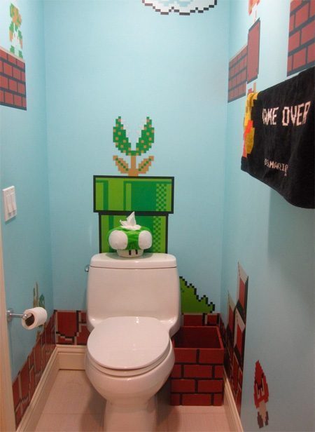 El baño de Super Mario