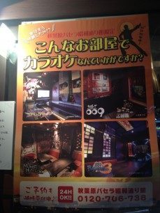 Salas temáticas de Karaoke en Akihabara
