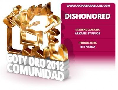 Dishonored es el GOTY 2012 para la Comunidad de AKB