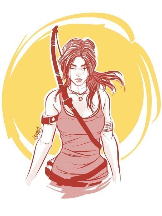 Lara Croft, por Ismael Álvarez