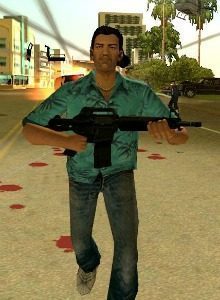 Gameplay de un mod que permite jugar a Vice City en GTA IV