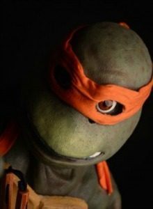 Michelangelo luce palmito en el videojuego de Las Tortugas Ninja