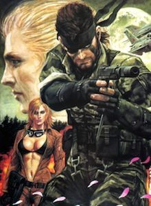 Arte inspirado en Snake y en Metal Gear