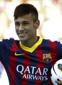 Presentación de Neymar con el Barça