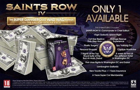 Saints Row 4 edición 1 millón