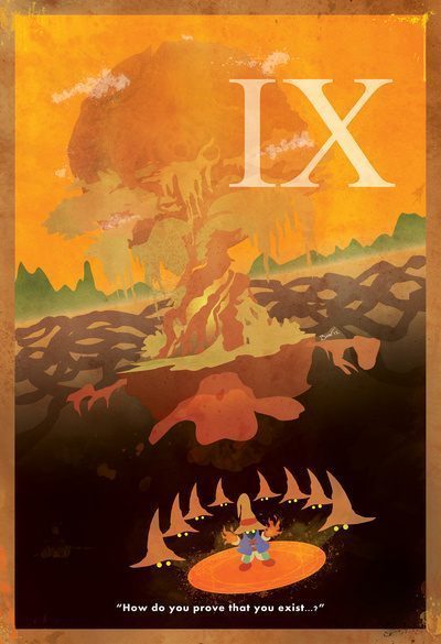 Minimalist Final Fantasy IX Poster