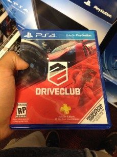 Caja de DriveClub para PS4