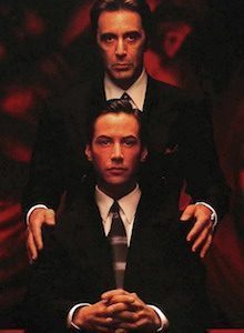 Keanu Reeves y Al Pacino en "Pactar con el Diablo"