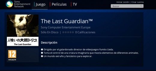 The LAst Guardian PS3