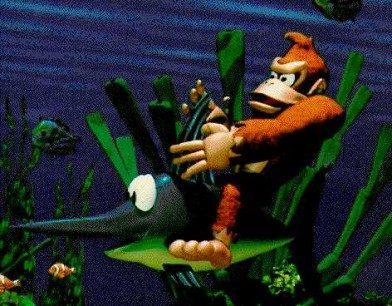 Donkey Kong Country fase acuática