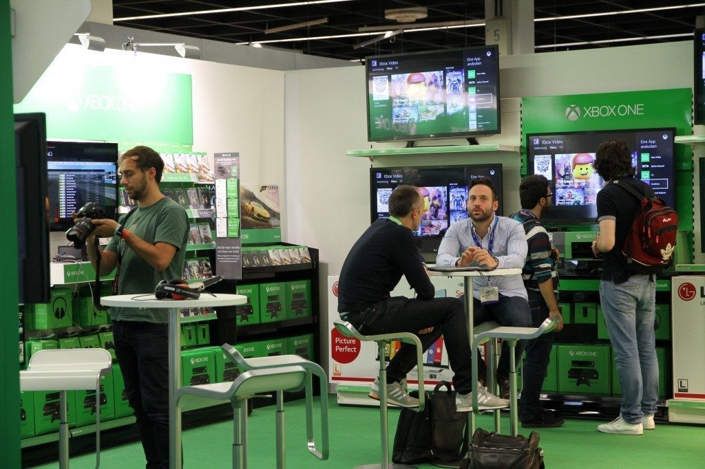Stand de Xbox en la Gamescom 2014