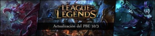 Imagen PBE 10-3 de League of Legends