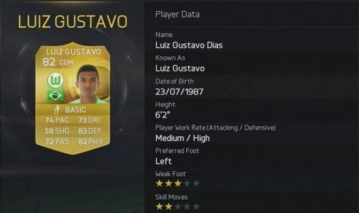 Fifa 15 Luiz Gustavo