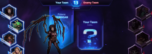heroes of the storm logo seleccion personajes