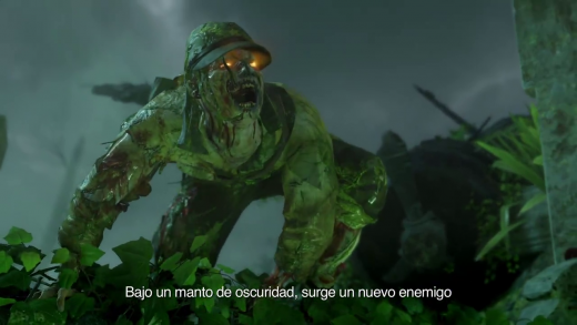 Estos zombies hacen clara alusión a los vistos en Shi No Numa de World At War ¿Ese color verde se interpreta como infectado?