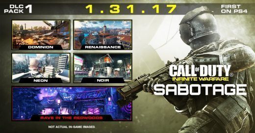Primeras partidas en el DLC SAbotage de Call Of Duty Infinite Warfare desde PS4 Pro