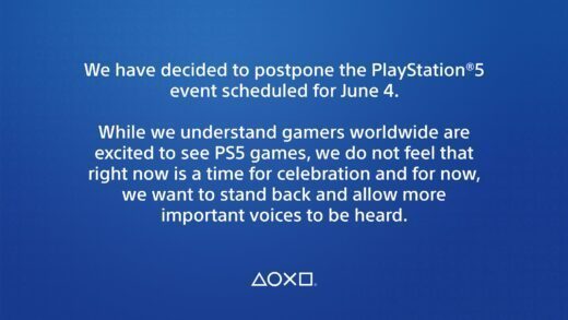 Comunicado del retraso del directo de PlayStation 5