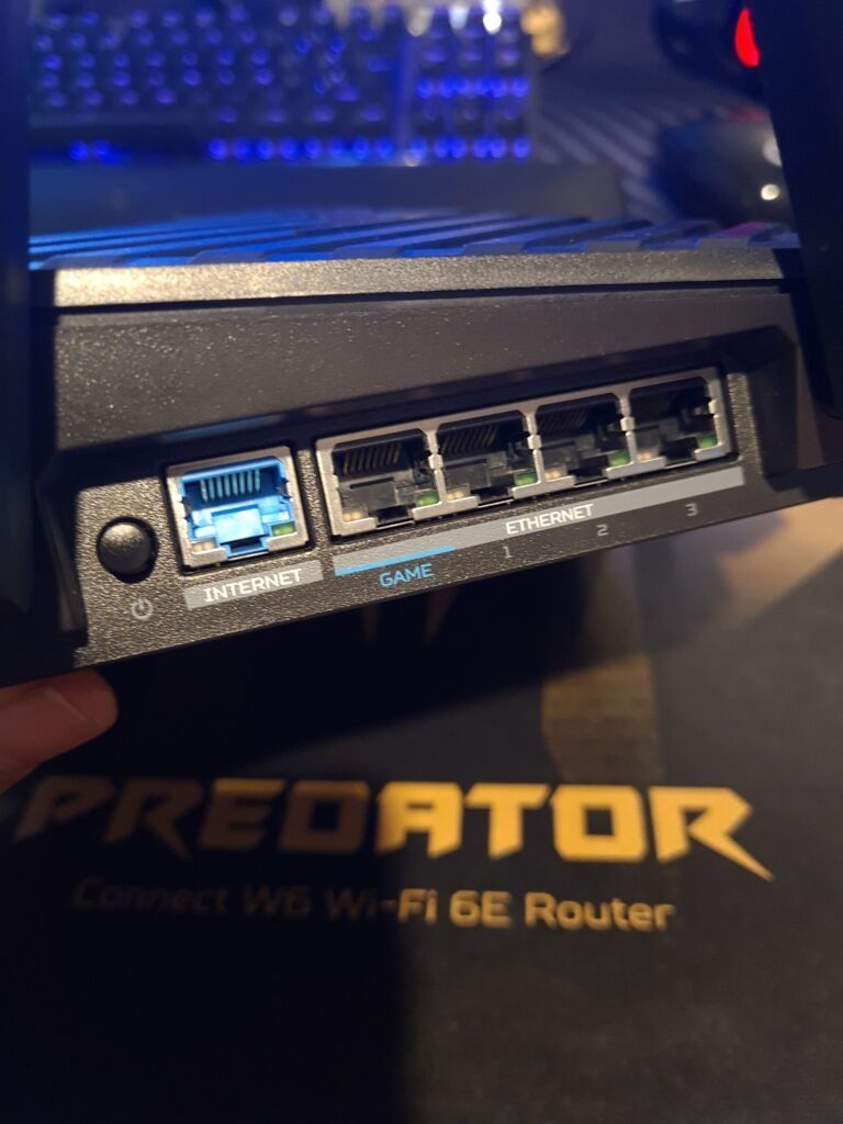 Routeur Acer Predator connect W6, wifi 6E - Predator connect W6, wifi 6E  router routeur